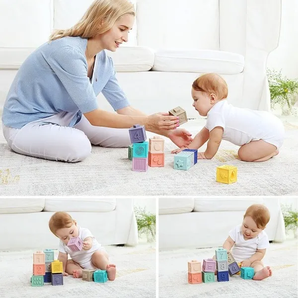 Cubes Sensoriels pour Bébé